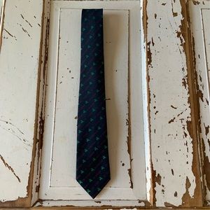 Christmas Reindeer Holiday Vintage 1984 Tie